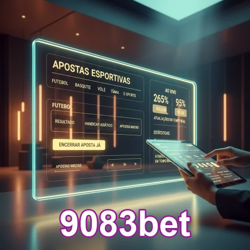 Ilustração de Acesse rapidamente o cassino online 9083bet com segurança