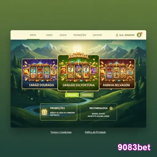 Jogador desfrutando de jogos de slots diversificados
